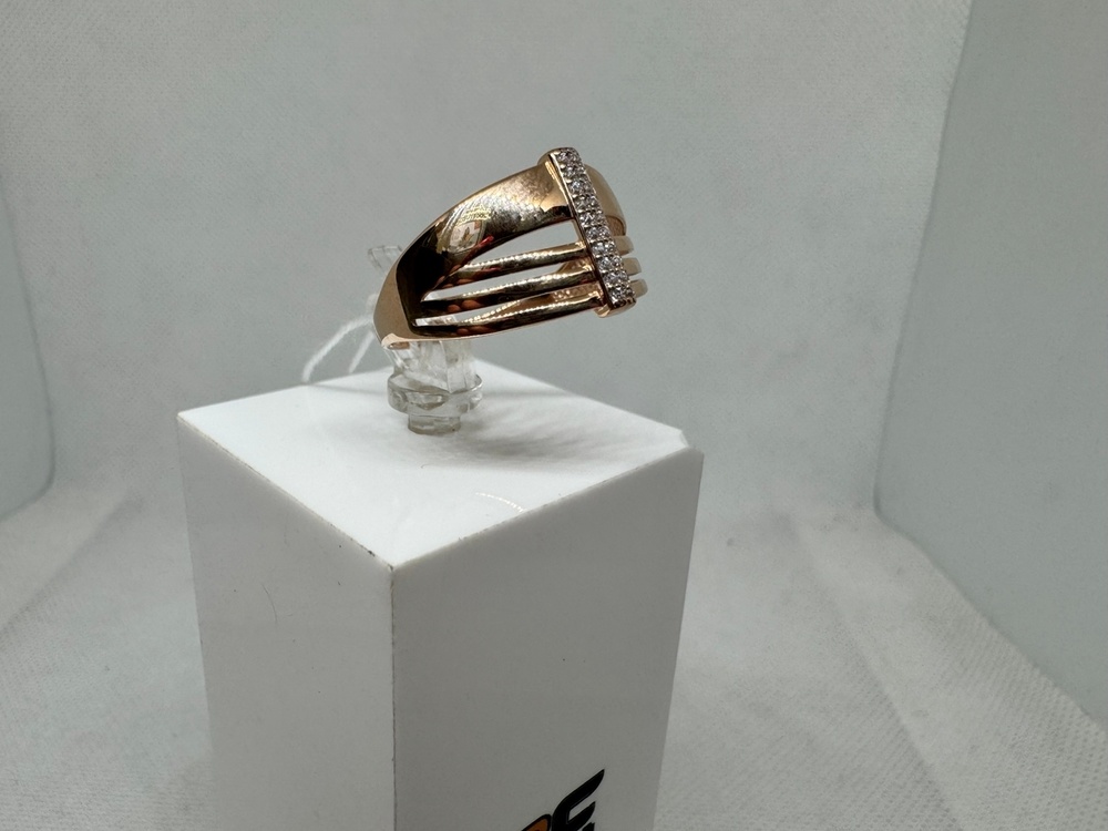 КОЛКМИ585 КОЛЬЦО С КАМНЯМИ (Au 585)