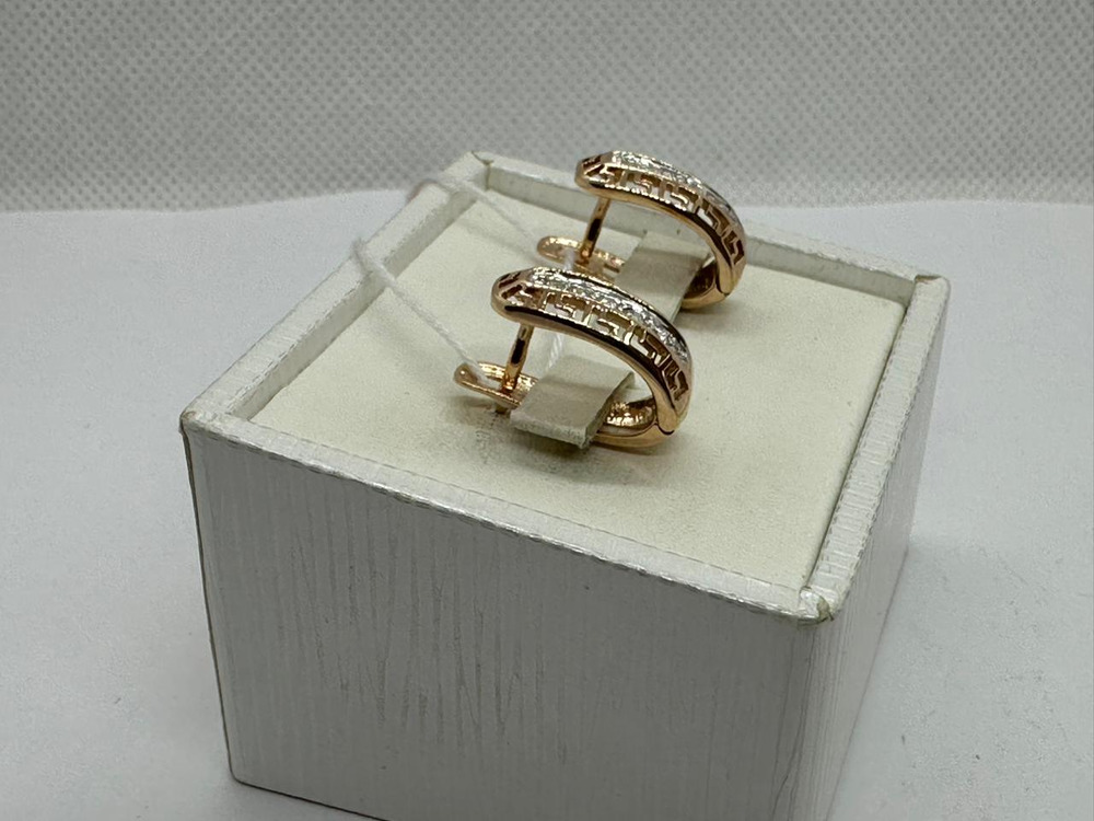 СЕРЬГИ С КАМНЯМИ (Au 585)