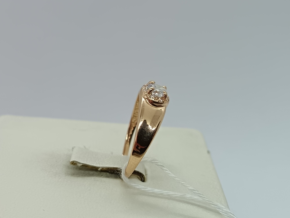 КОЛКМИ585 КОЛЬЦО С КАМНЯМИ (Au 585)