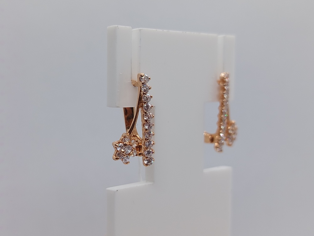 СЕРЬГИ С КАМНЯМИ (Au 585)