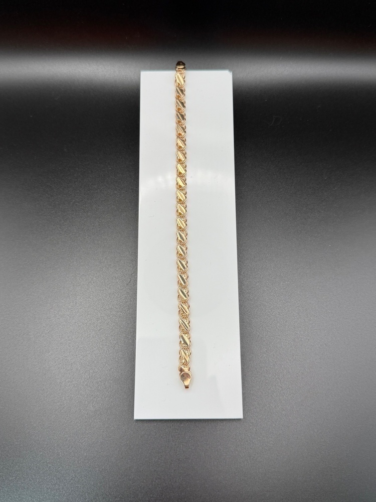 БРАСЛЕТ ПУСТОТЕЛЫЙ Черепашка (Au 585)