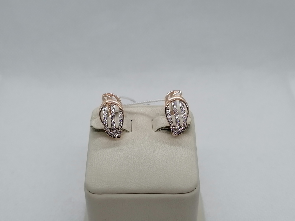 СЕРЬГИ С КАМНЯМИ (Au 585)