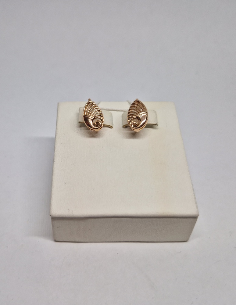 СЕРЬГИ БЕЗ КАМНЯ (Au 585)