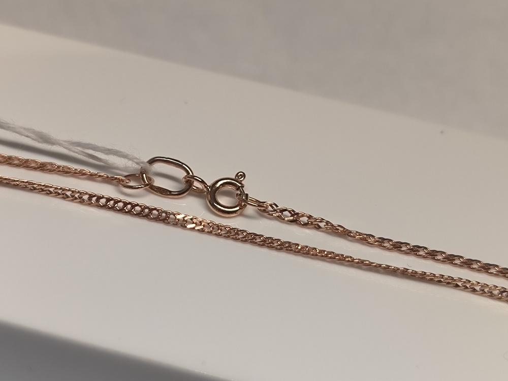 ЦПР2585 ЦЕПЬ ПУСТОТЕЛАЯ Ромб двойной (Au 585)