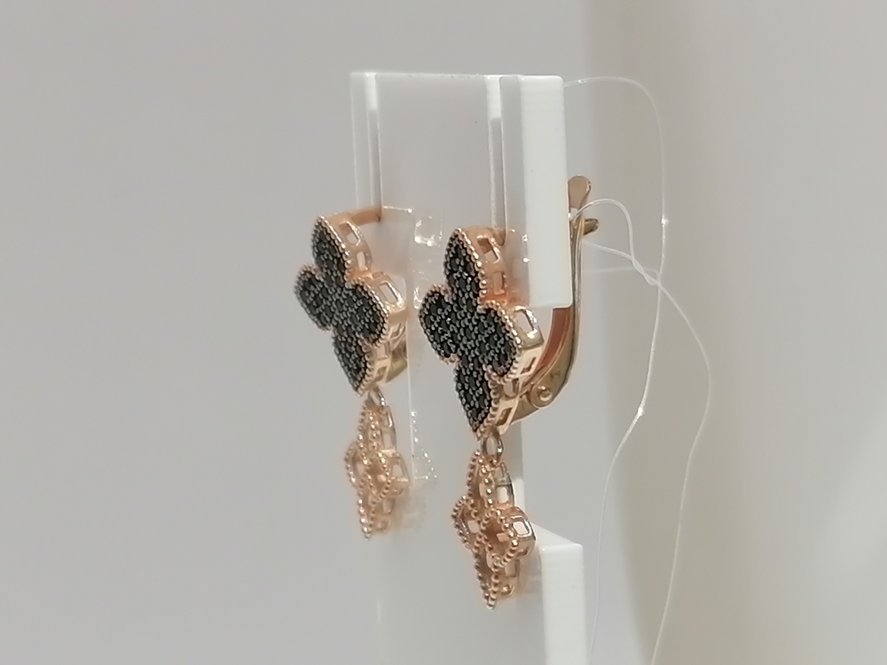 СЕРЬГИ С КАМНЯМИ (Au 585)