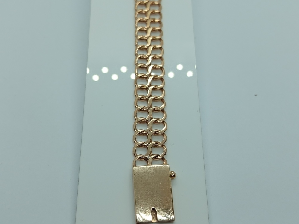 БЛ8585 БРАСЛЕТ ПОЛНОВЕСНЫЙ Восьмерка (Au 585)