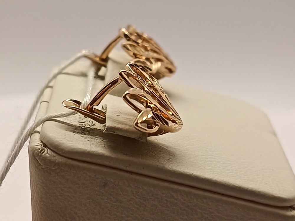 СЕРЬГИ С КАМНЯМИ (Au 585)