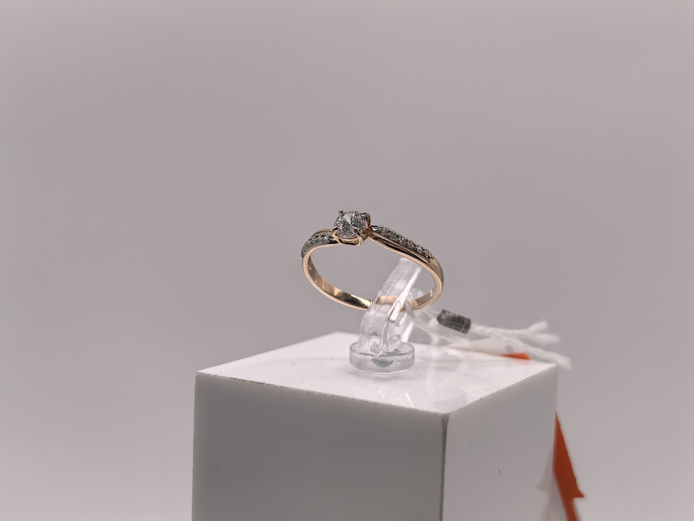 КОЛКМИ585 КОЛЬЦО С КАМНЯМИ (Au 585)
