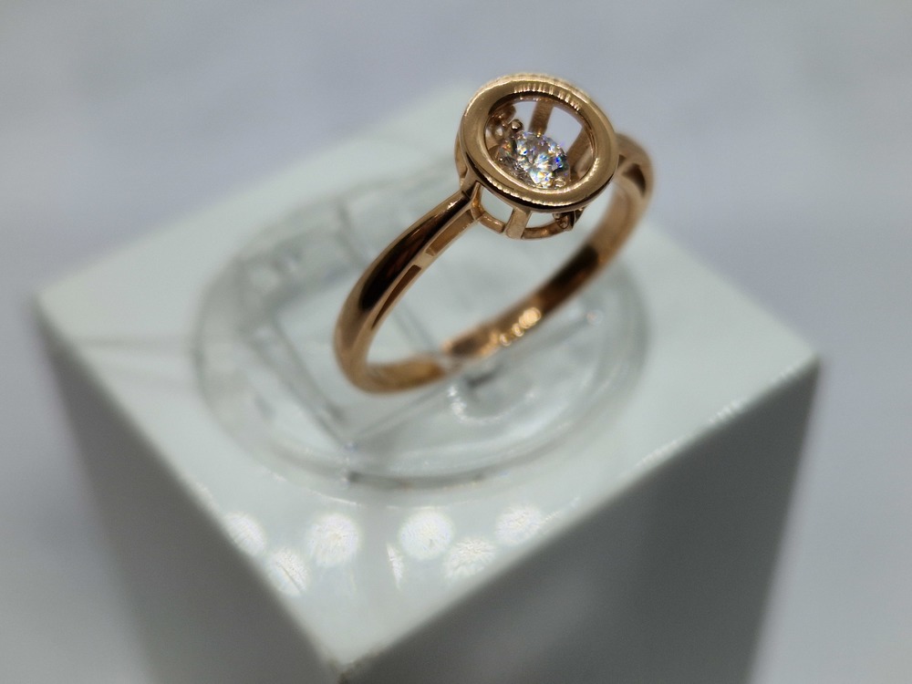 КОЛЬЦО С КАМНЕМ (Au 585)