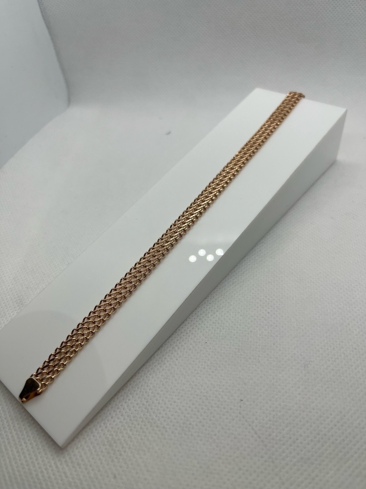 БЛ8585 БРАСЛЕТ ПОЛНОВЕСНЫЙ Восьмерка (Au 585)