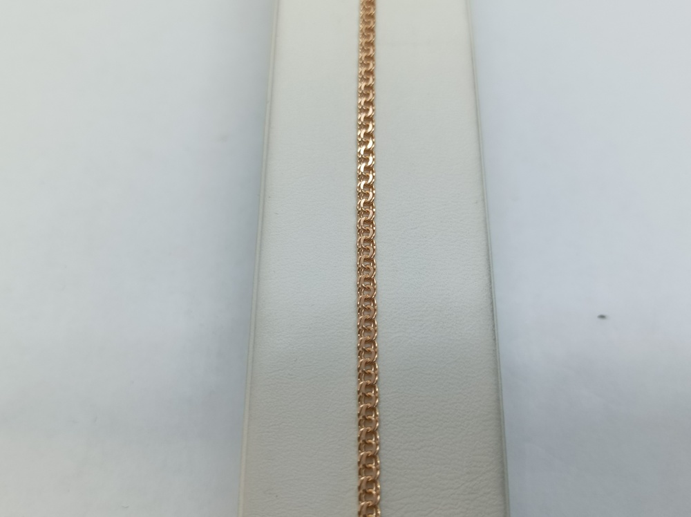 7040200-17 БРАСЛЕТ ПОЛНОВЕСНЫЙ Бисмарк (Au 585)