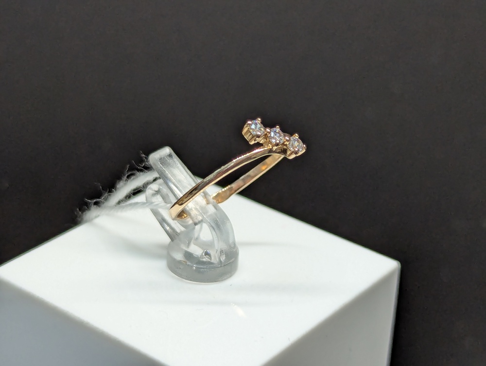 КОЛКМИ585 КОЛЬЦО С КАМНЯМИ (Au 585)