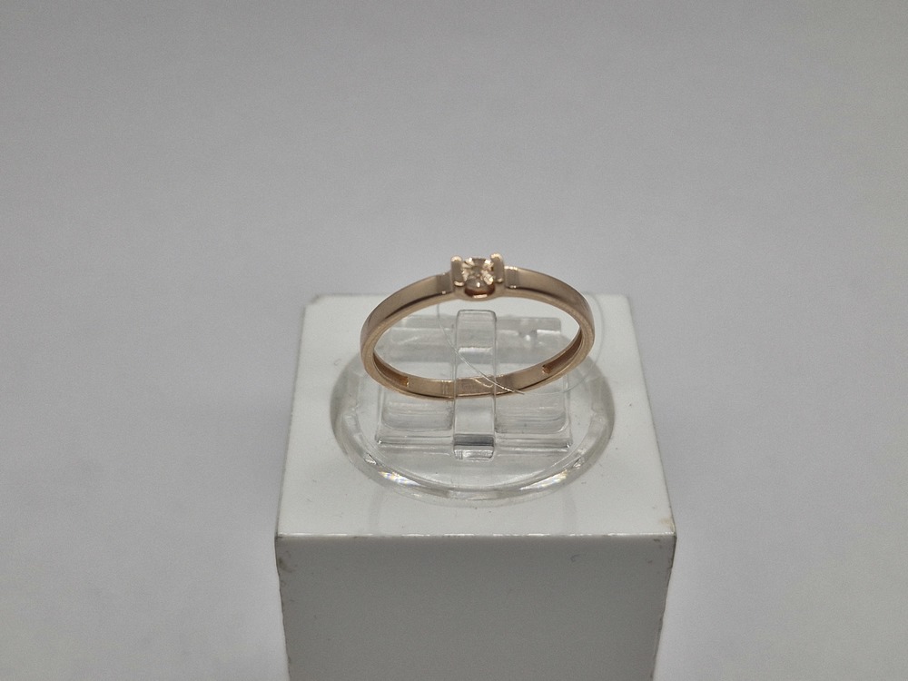 КОЛЬЦО БРИЛЛИАНТ (Ag 925)