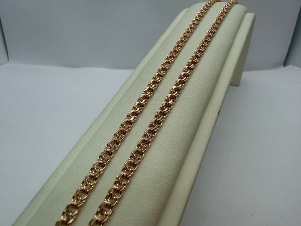 ЦЕПЬ ПУСТОТЕЛАЯ Бисмарк (Au 585)