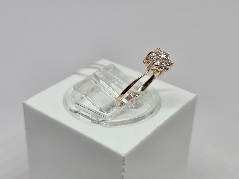 КОЛКМИ585 КОЛЬЦО С КАМНЯМИ (Au 585)