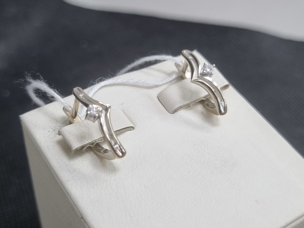 СЕРЬГИ БРИЛЛИАНТ (Au 585)