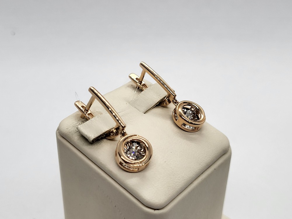 СЕРЬГИ БРИЛЛИАНТ (Au 585)