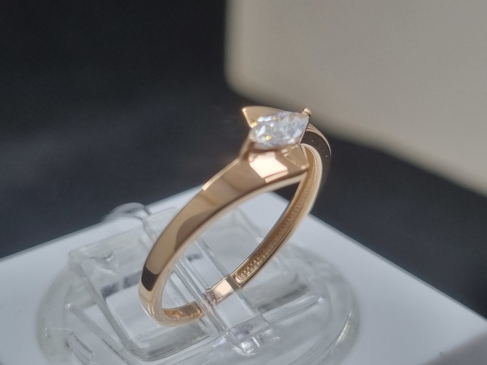 КОЛЬЦО С КАМНЕМ (Au 585)