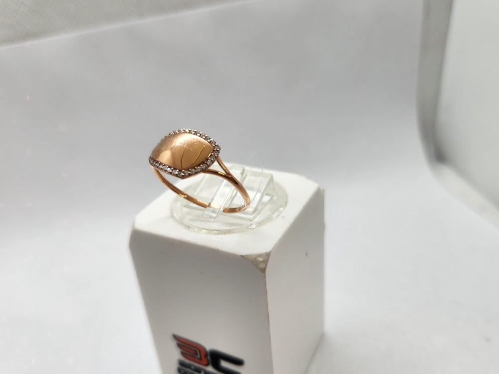 КОЛЬЦО С КАМНЯМИ (Au 585)