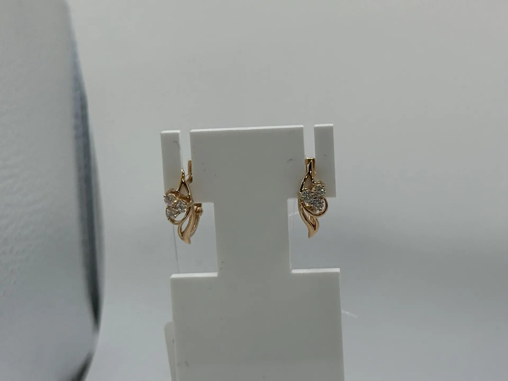 СЕРЬГИ С КАМНЯМИ (Au 585)