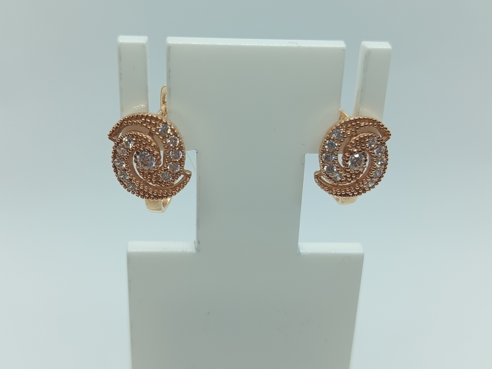 СЕРЬГИ С КАМНЯМИ (Au 585)