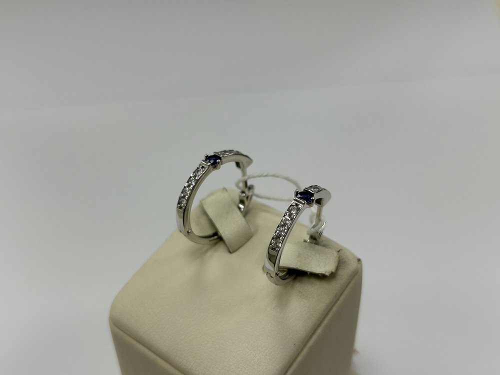 СКМИ585 СЕРЬГИ С КАМНЯМИ (Au 585)