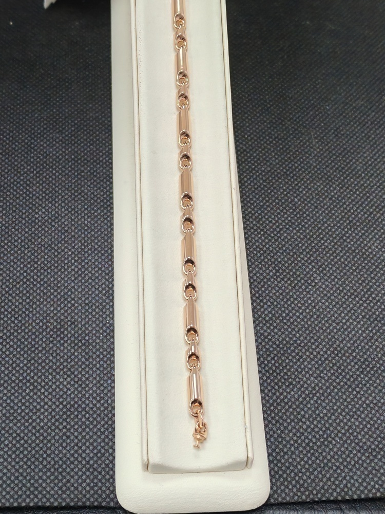 БРАСЛЕТ ПУСТОТЕЛЫЙ Фантазия (Au 585)