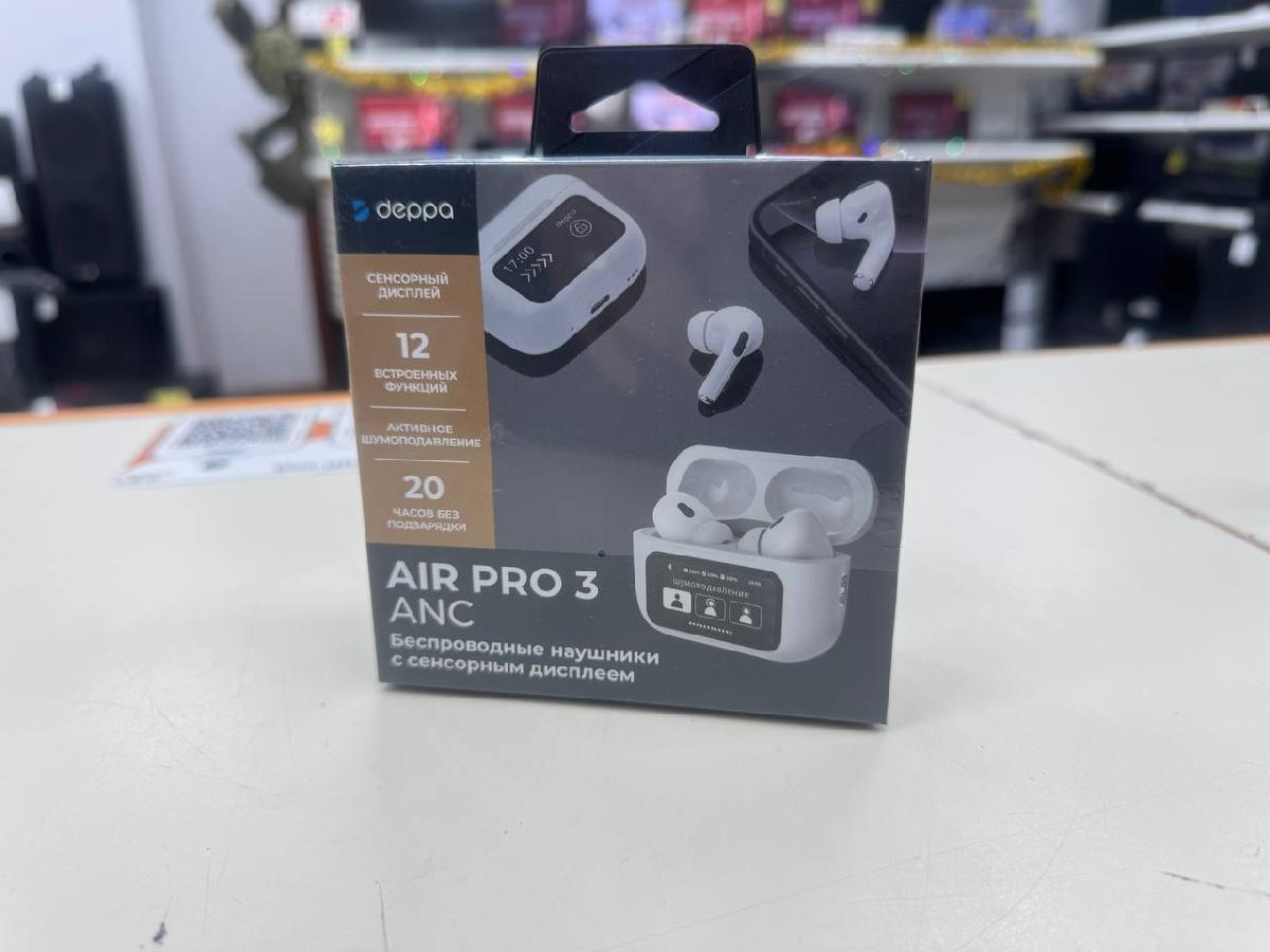 Наушники беспроводные Deppa 44213 Air Pro 3 ANC