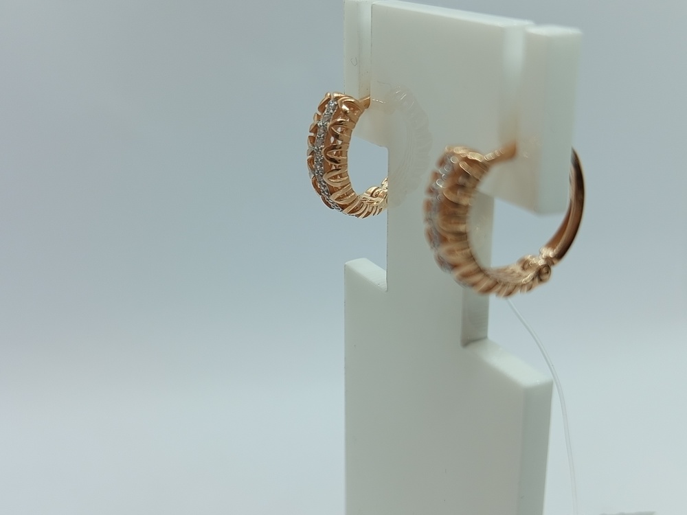 СЕРЬГИ С КАМНЯМИ (Au 585)