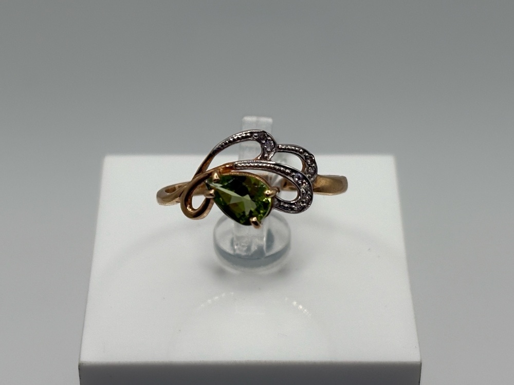 КОЛКМИ585 КОЛЬЦО С КАМНЯМИ (Au 585)