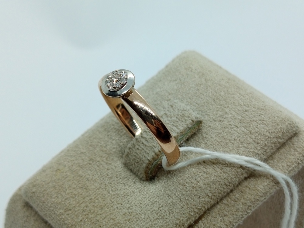 КОЛЬЦО БРИЛЛИАНТ Au 585