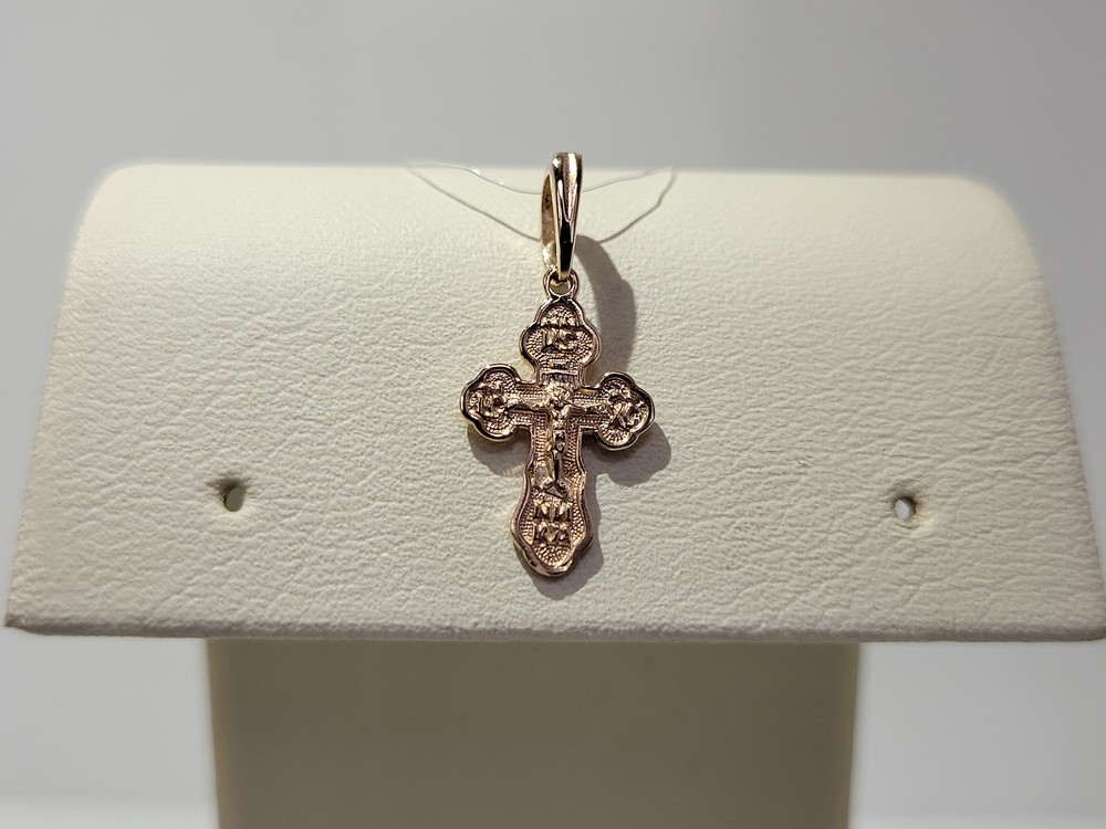 810-00123-10-00-00-00 ПОДВЕСКА КРЕСТ без камня (Au 585)