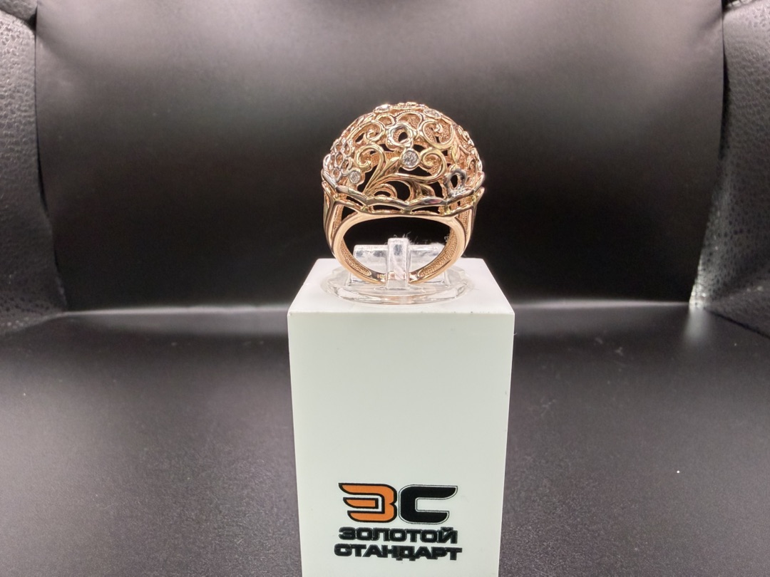 КОЛКМИ585 КОЛЬЦО С КАМНЯМИ (Au 585)