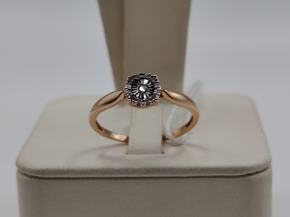 КОЛЬЦО БРИЛЛИАНТ Au 585