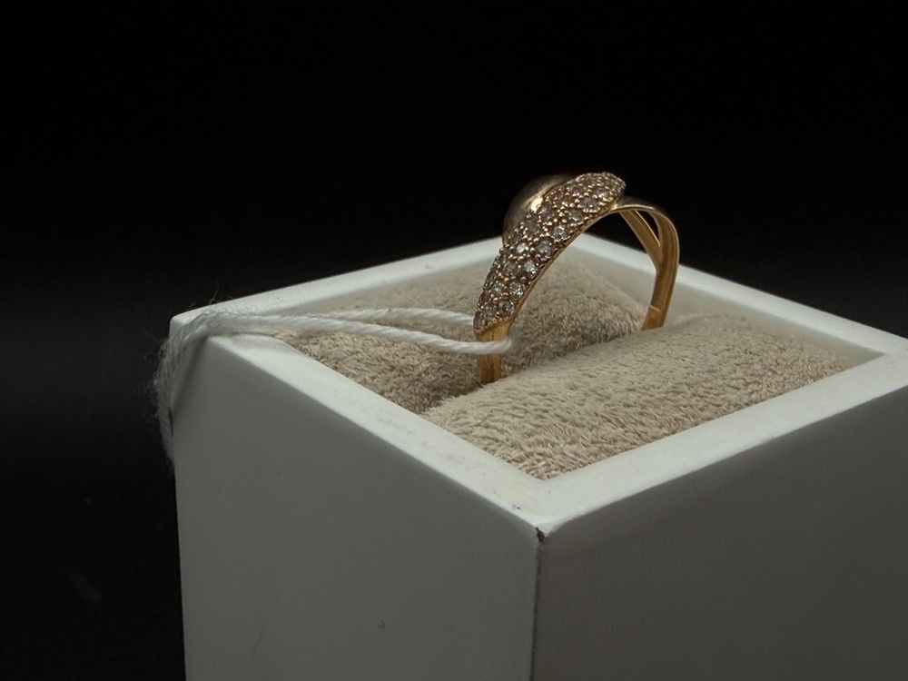 КОЛКМИ585 КОЛЬЦО С КАМНЯМИ (Au 585)