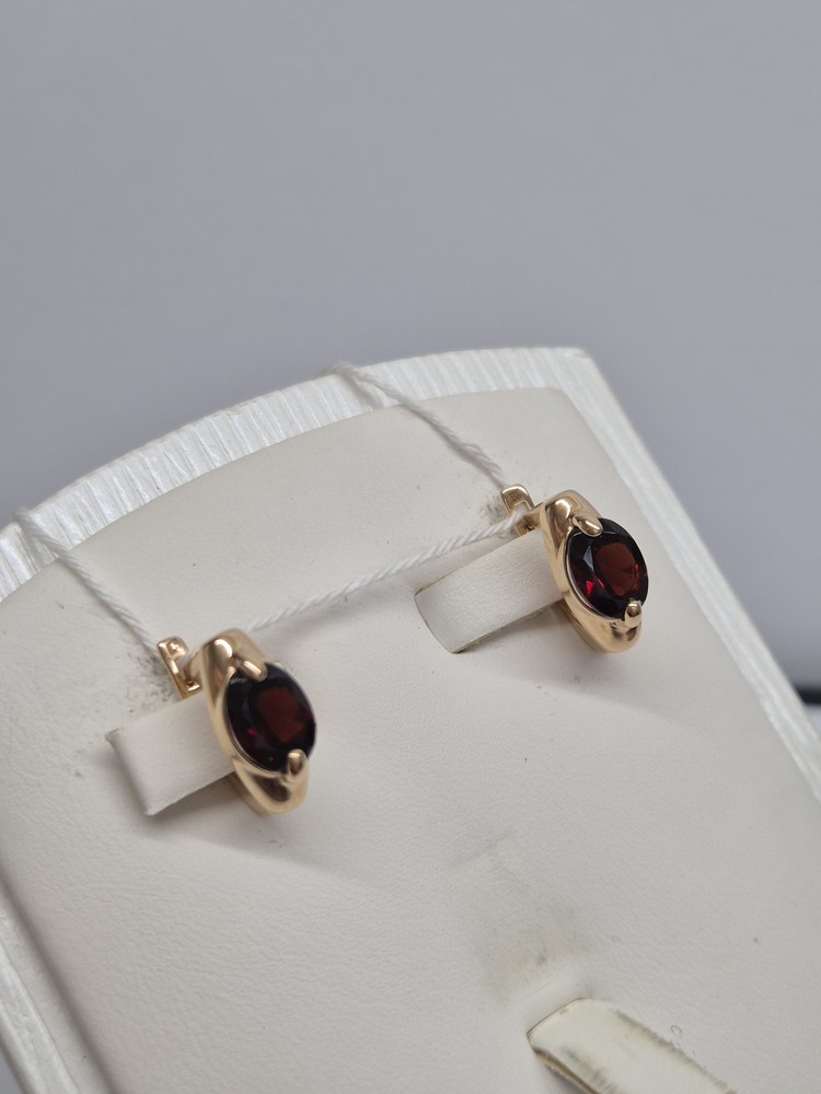 СЕРЬГИ С КАМНЕМ (Au 585)