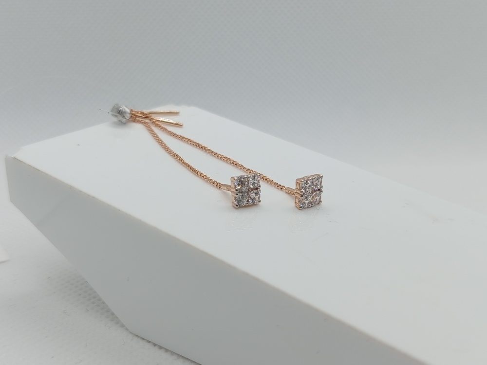 СЕРЬГИ С КАМНЯМИ (Au 585)