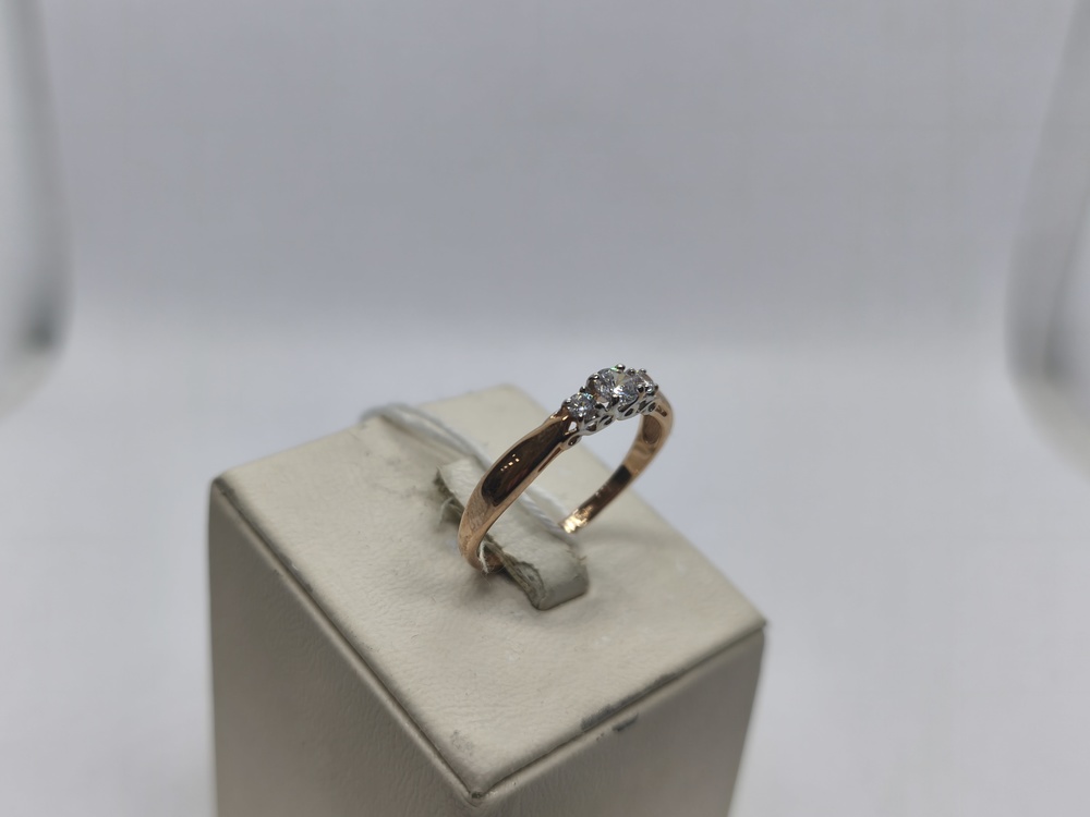 КОЛКМИ585 КОЛЬЦО С КАМНЯМИ (Au 585)