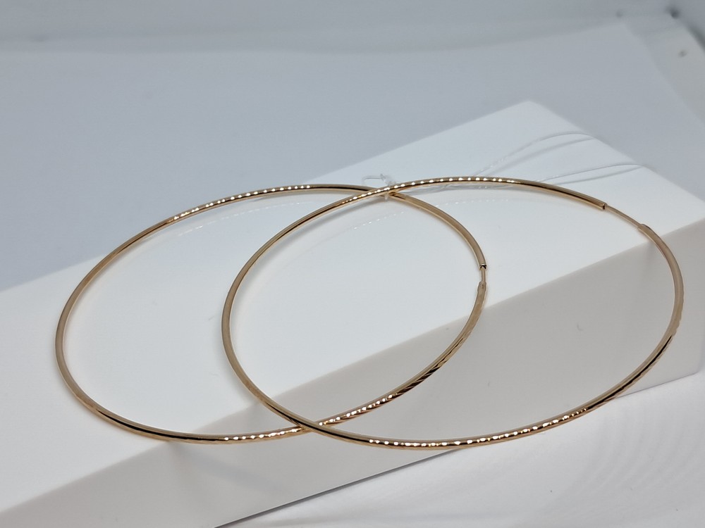 СЕРЬГИ КОНГО без камня (Au 585)