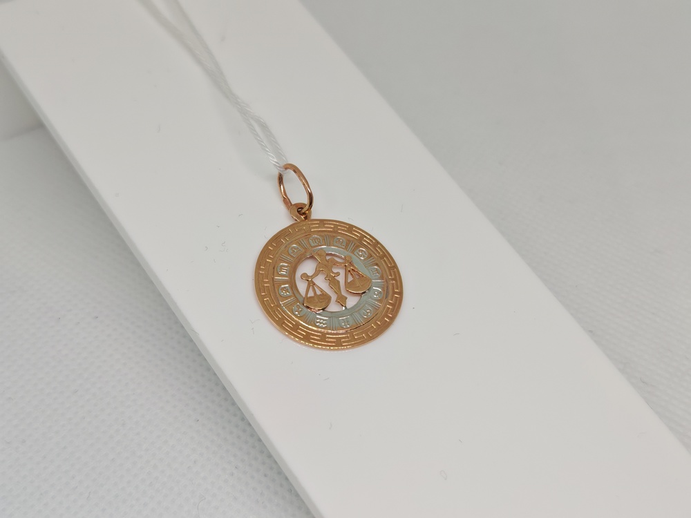 ПОДВЕСКА ЗНАК ЗОДИАКА ВЕСЫ Au 585