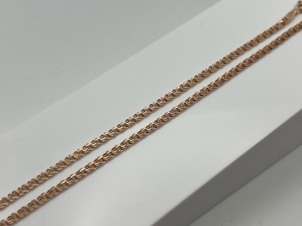 ЦЕПЬ ПУСТОТЕЛАЯ Бисмарк (Au 585)