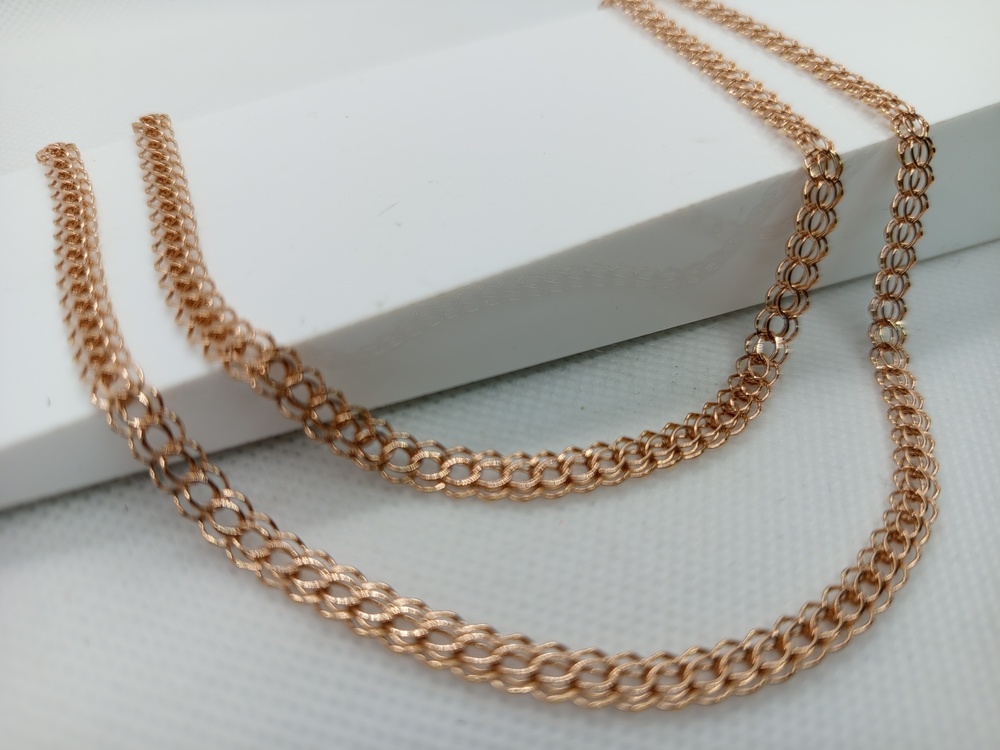 ЦПИТ585 ЦЕПЬ ПУСТОТЕЛАЯ Итальянка (Au 585)