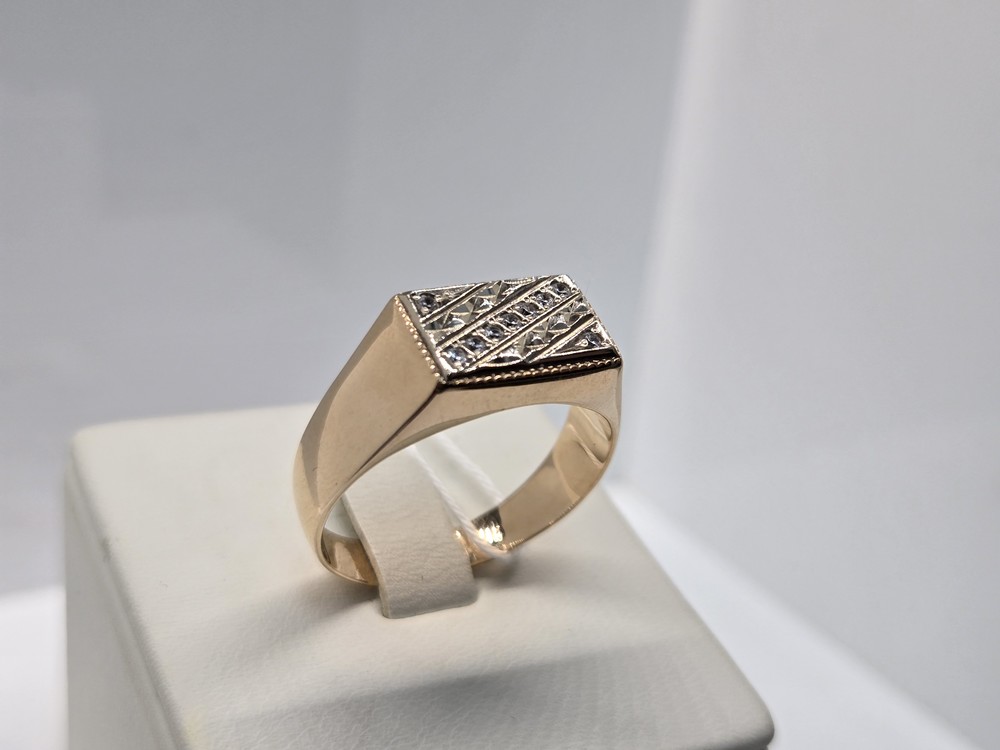 ПЕЧКМИ585 ПЕЧАТКА С КАМНЯМИ (Au 585)