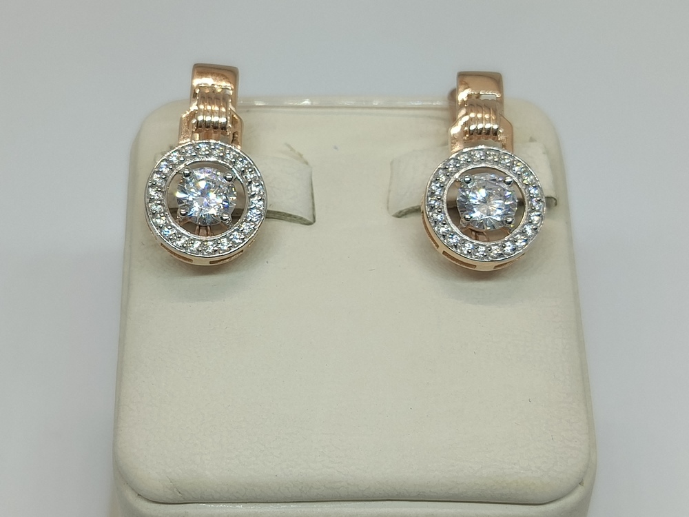 СЕРЬГИ С КАМНЯМИ (Au 585)