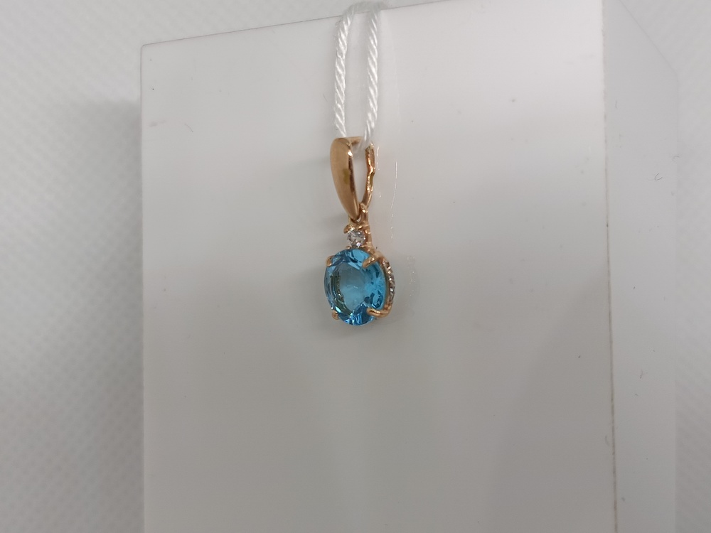 ПОДВЕСКА С КАМНЯМИ (Au 585)