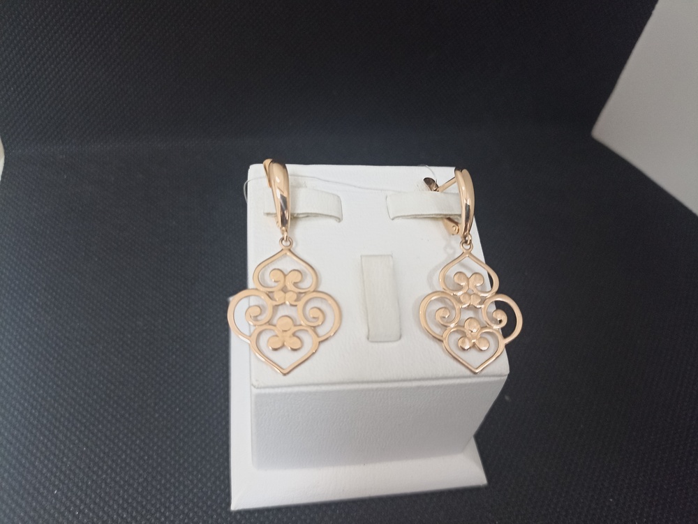 СЕРЬГИ БЕЗ КАМНЯ (Au 585)