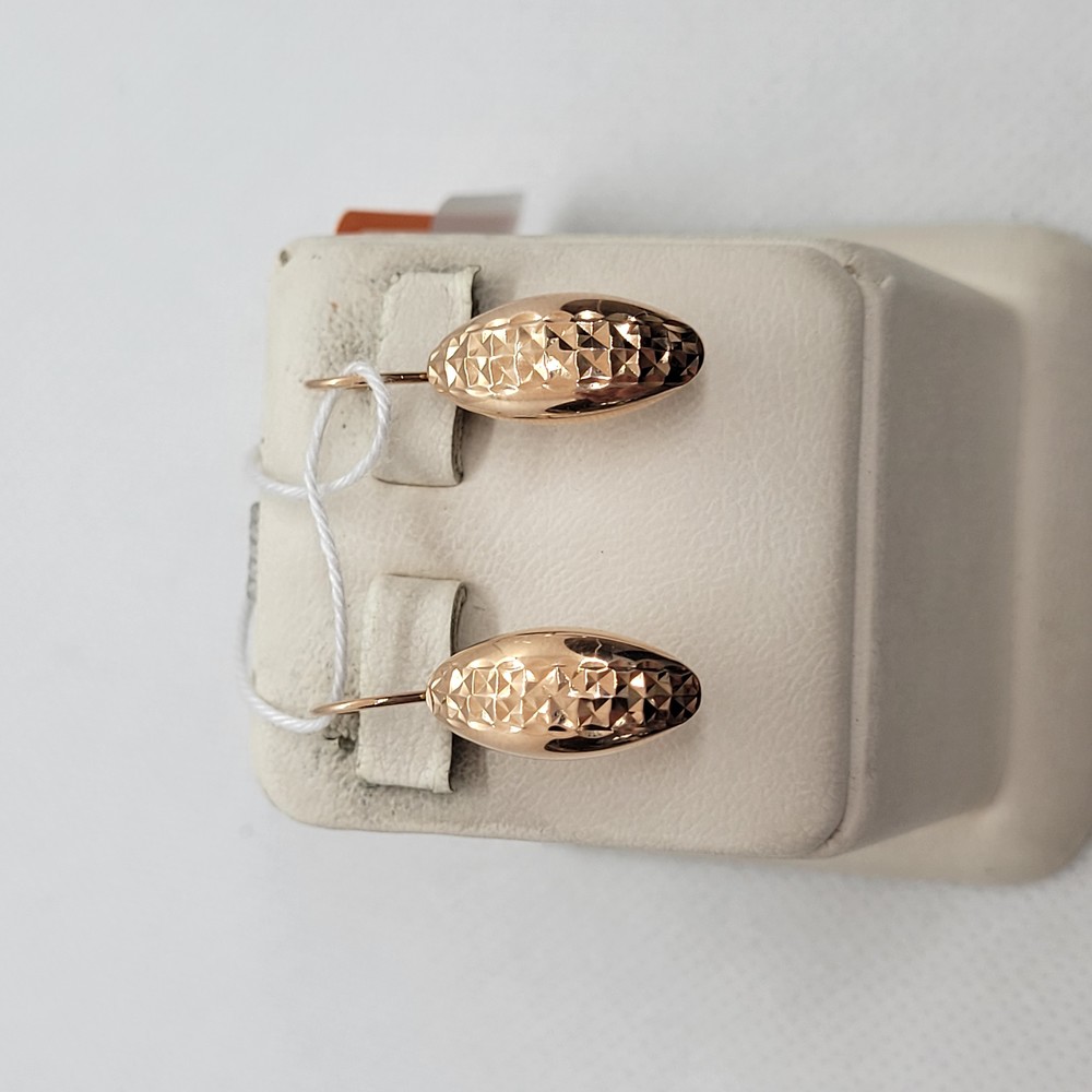 СЕРЬГИ БЕЗ КАМНЯ (Au 585)