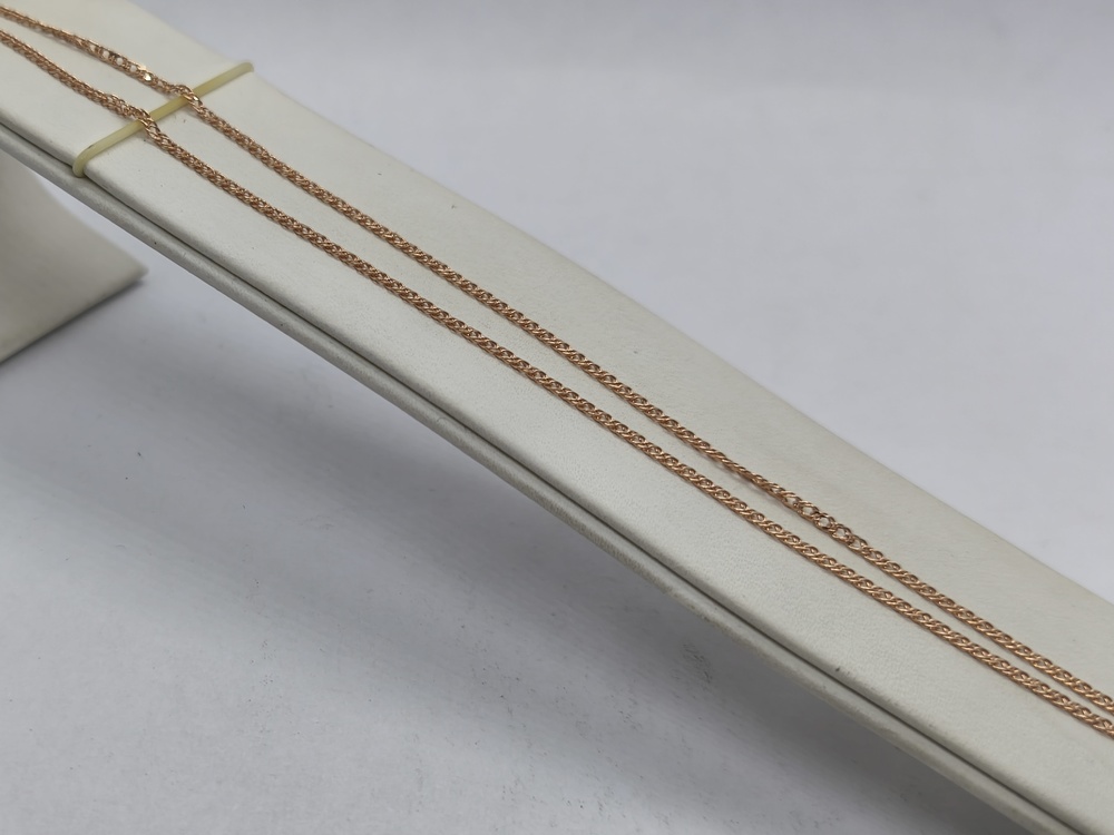 ЦЕПЬ ПОЛНОВЕСНАЯ Ромб двойной (Au 585)