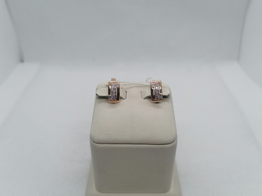 СЕРЬГИ С КАМНЯМИ (Au 585)