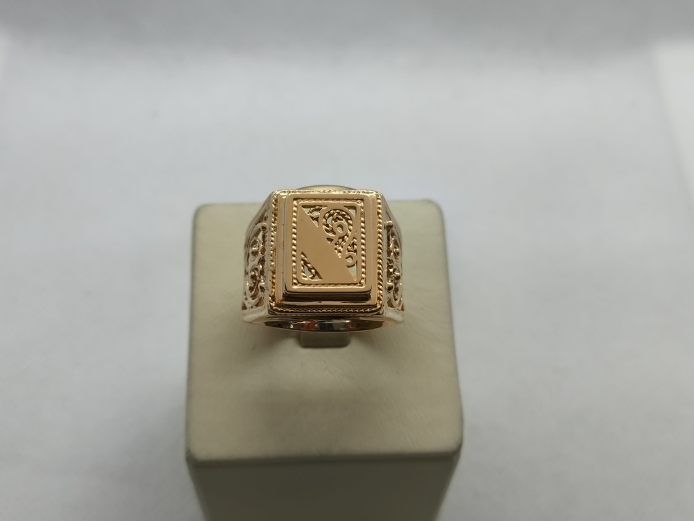 КОЛЬЦО ПЕЧАТКА без камня (Au 585)